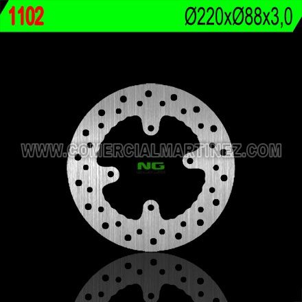 Disco de freno 220 x 88 x 3 NG 1102