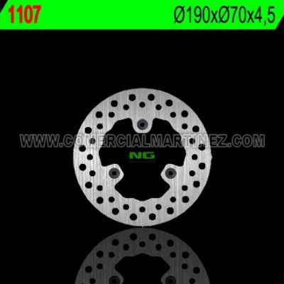Disco de freno 190 x 70 x 4,5 NG 1107