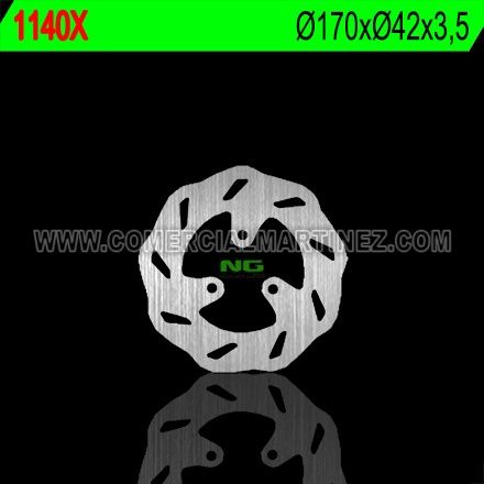 Disco de freno 170 x 42 x 3,5 NG 1140X