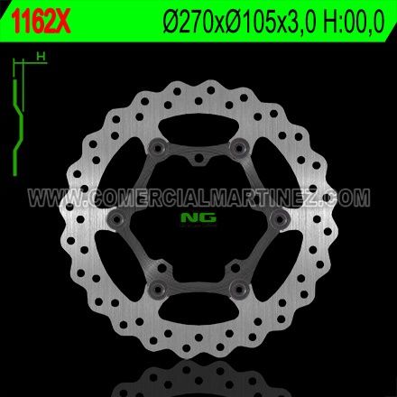 Disco de freno 270 x 105 x 3 NG 1162X