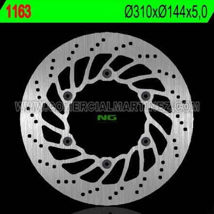 Disco de freno 310 x 144 x 5 NG 1163