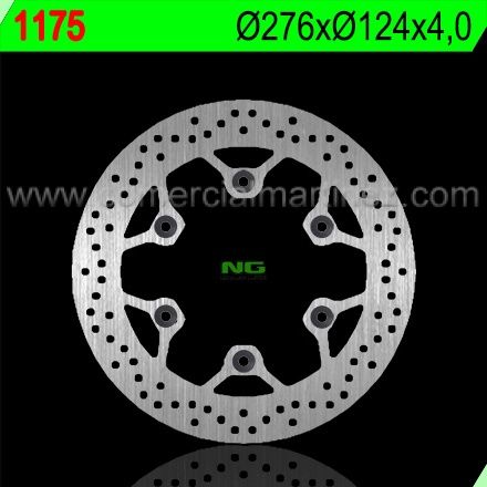 Disco de freno 276 x 124 x 4 NG 1175