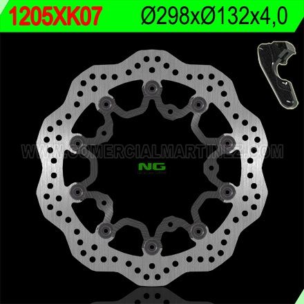 Disco de freno 298 x 132 x 4 NG 1205XK07