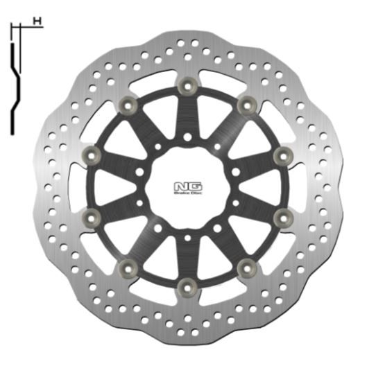 Disco de freno 310 x 80 x 5 NG 1213XG