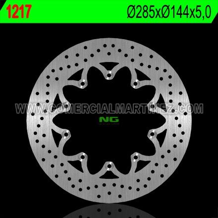 Disco de freno 285 x 114 x 5 NG 1217