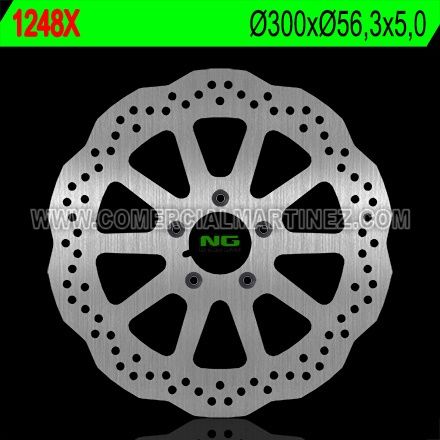 Disco de freno 300 x 56,3 x 5 NG 1248X