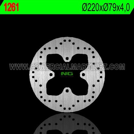 Disco de freno 220 x 79 x 4 NG 1261
