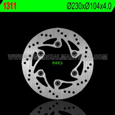 Disco de freno 230 x 104 x 4 NG 1311