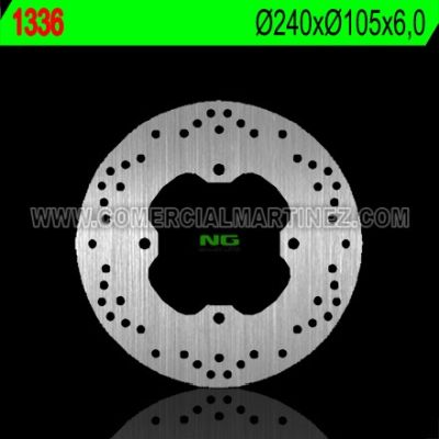 Disco de freno 240 x 105 x 6 NG 1336