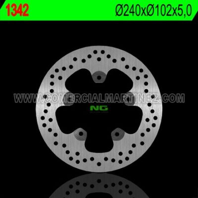 Disco de freno 240 x 102 x 5 NG 1342