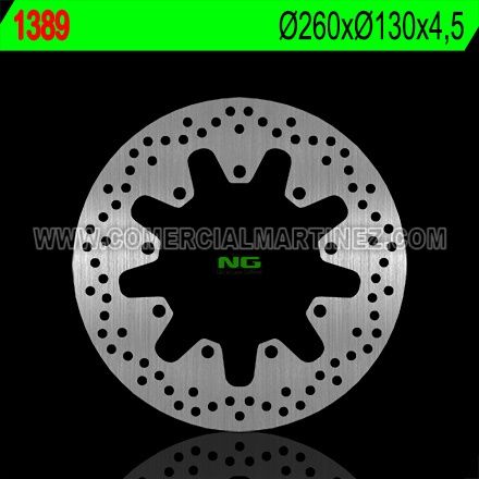 Disco de freno 260 x 130 x 4,5 NG 1389