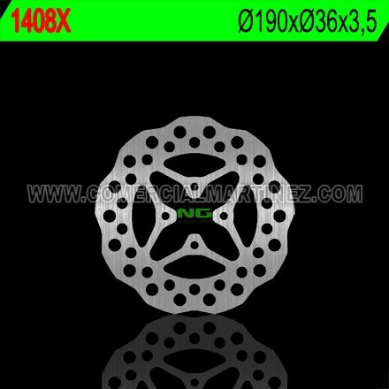 Disco de freno 190 x 36 x 3,5 NG 1408X