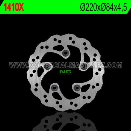Disco de freno 220 x 80 x 4,5 NG 1410X