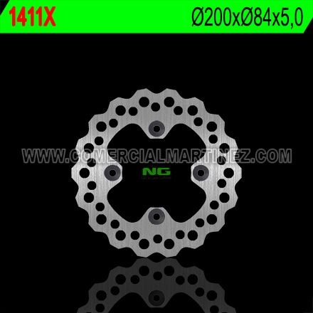 Disco de freno 200 x 84 x 5 NG 1411X