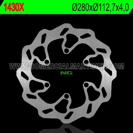 Disco de freno 280 x 112,7 x 4 NG 1430X