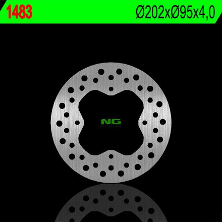 Disco de freno 202 x 95 x 4 NG 1483
