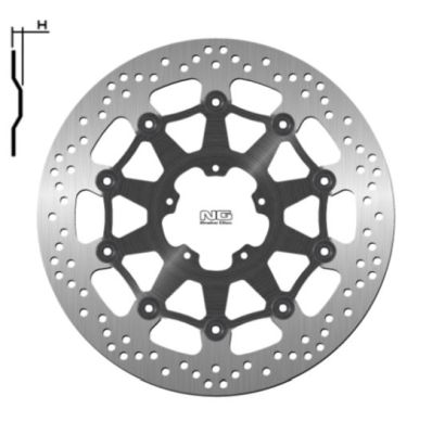 Disco de freno 330 x 78 x 5 NG 1517