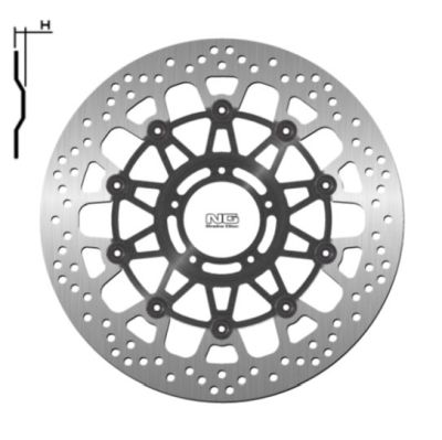 Disco de freno 330 x 72 x 5 NG 1518