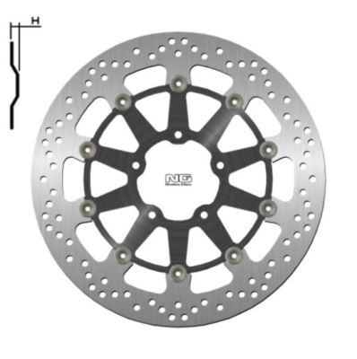 Disco de freno 330 x 80,5 x 5 NG 1537G