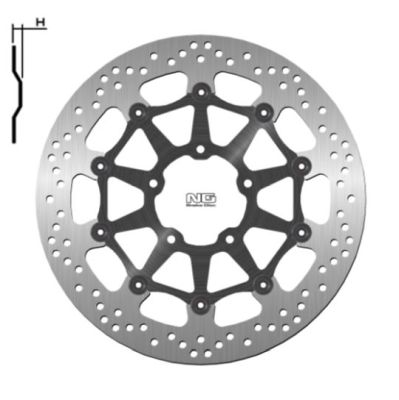 Disco de freno 330 x 80,5 x 5 NG 1537