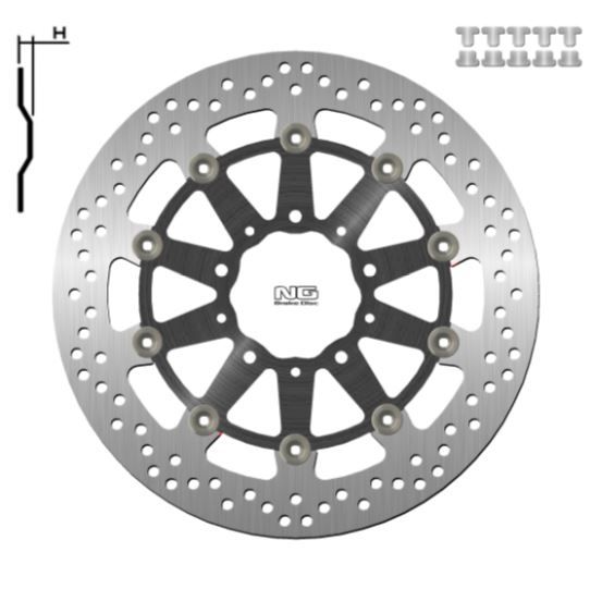 Disco de freno 310 x 80 x 5 NG 1559G