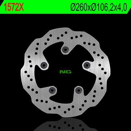 Disco de freno 260 x 106,2 x 4,0 NG 1572X