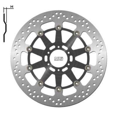 Disco de freno 330 x 64 x 5 NG 1601G