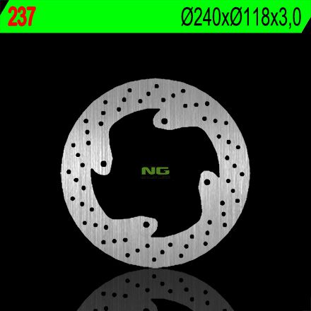 Disco de freno 240 x 118 x 3 NG 237