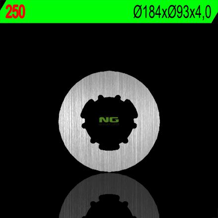 Disco de freno 184 x 93 x 4 NG 250