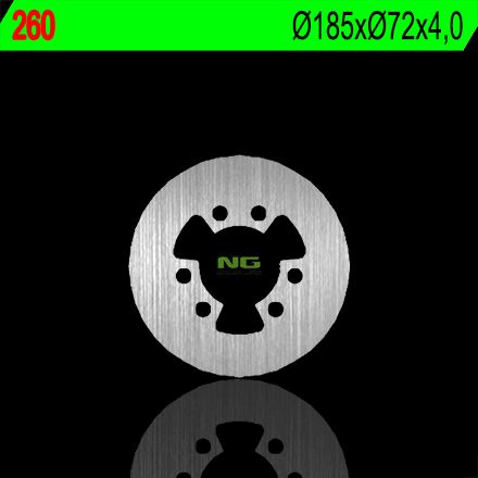 Disco de freno 185 x 72 x 4 NG 260