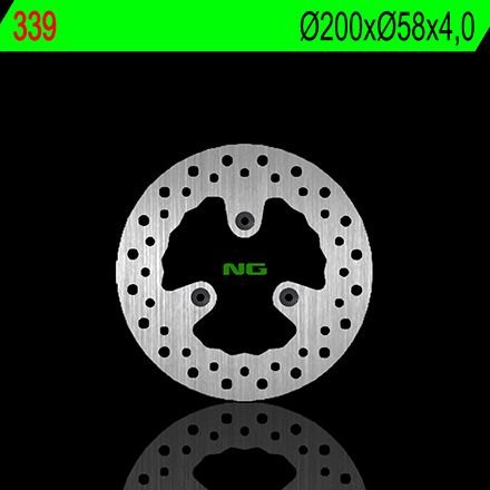 Disco de freno 200 x 58 x 4 NG 339