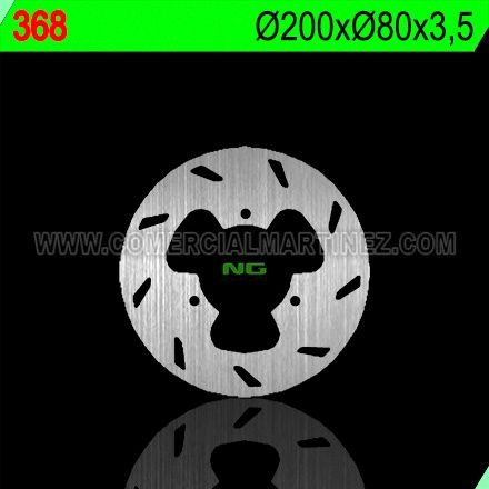 Disco de freno 200 x 80 x 3,5 NG 368