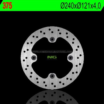 Disco de freno 240 x 121 x 4 NG 375