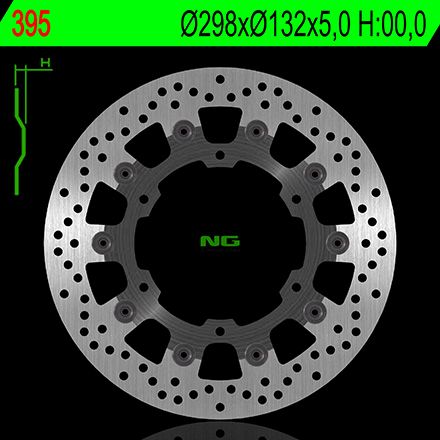 Disco de freno 298 x 132 x 5 NG 395