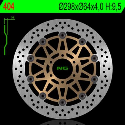 Disco de freno 298 x 64 x 4 NG 404