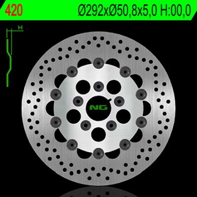 Disco de freno 292 x 50,8 x 5 NG 420