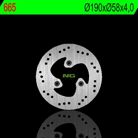 Disco de freno 190 x 58 x 4,0 NG 665