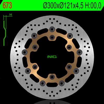 Disco de freno 300 x 121 x 4,5 NG 673