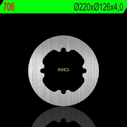Disco de freno 220 x 126 x 4 NG 706