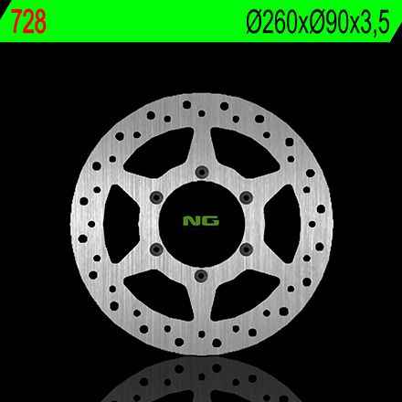 Disco de freno 260 x 90 x 3,5 NG 728