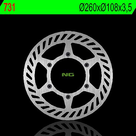 Disco de freno 260 x 108 x 3,5 NG 731