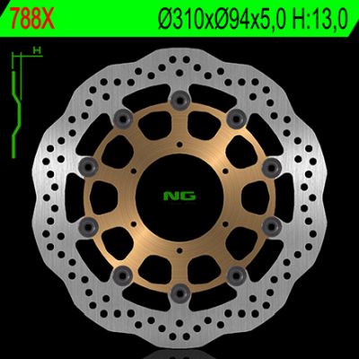 Disco de freno 310 x 94 x 5 NG 788X