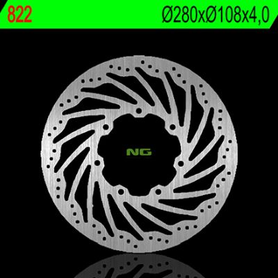 Disco de freno 280 x 108 x 4,0 NG 822