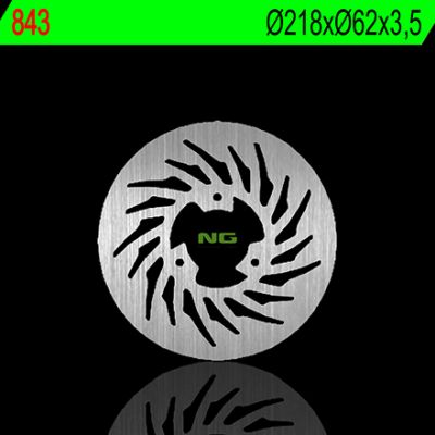 Disco de freno 218 x 62 x 3,5 NG 843