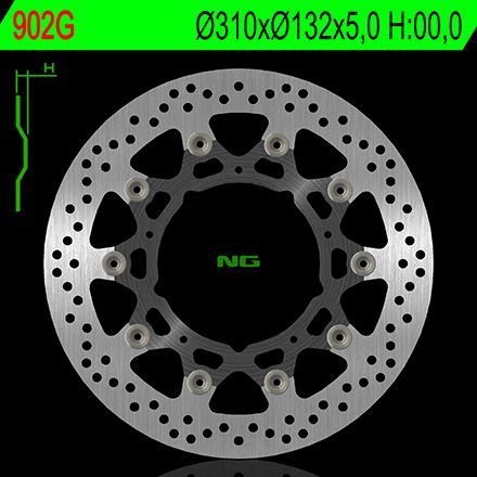 Disco de freno 310 x 132 x 5 NG 902G