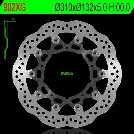 Disco de freno 310 x 132 x 5 NG 902XG