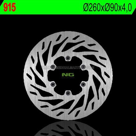 Disco de freno 260 x 90 x 4 NG 915