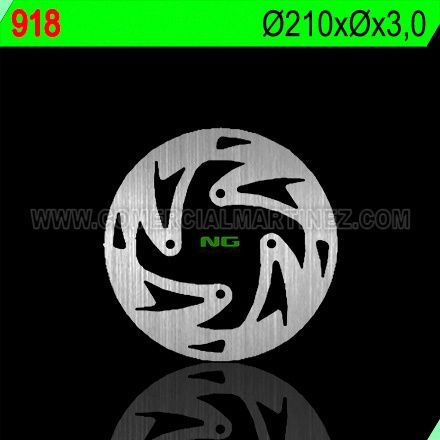 Disco de freno 210 x - x 3 NG 918