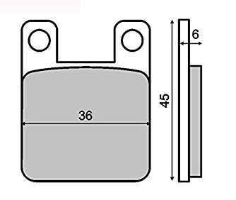 Pastillas freno Suzuki RMX, SMX, Yamaha XT 125
