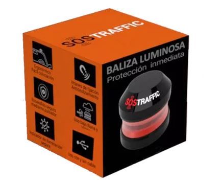 Baliza LED de señalización de Emergencia SOSTRAFFIC V-16 (DGT) 5